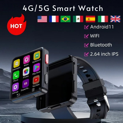 2025 Best Smart Watch Phone Raezure Elanthra - 4G Smartwatch with Camera & Fitness Tracker