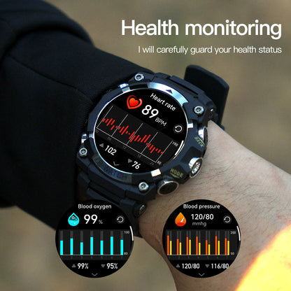 Health tracking smartwatch with medical-grade sensors for fitness and wellness insights –Raezure  Aetherion