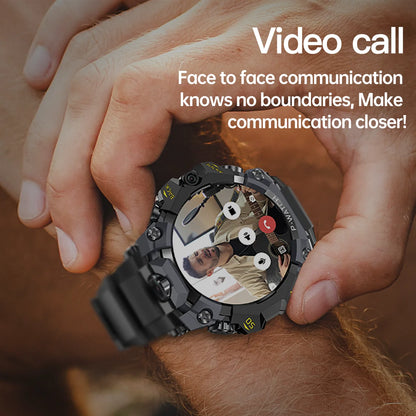 Durable video call smartwatch with HD camera and real-time communication over WiFi or LTE – video call Raezure Aetherion