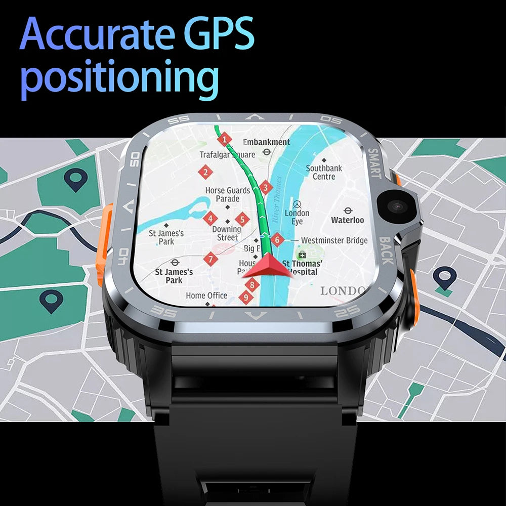 Accurate GPS smartwatch with full-screen map interface –  Raezure Valore with navigation tracking