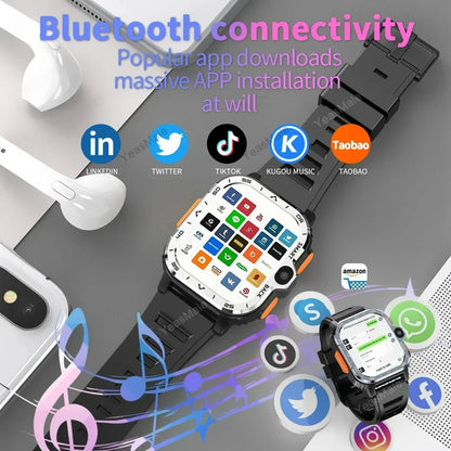 Bluetooth smartwatch with massive app compatibility for social, shopping, and music apps –Raezure Valore